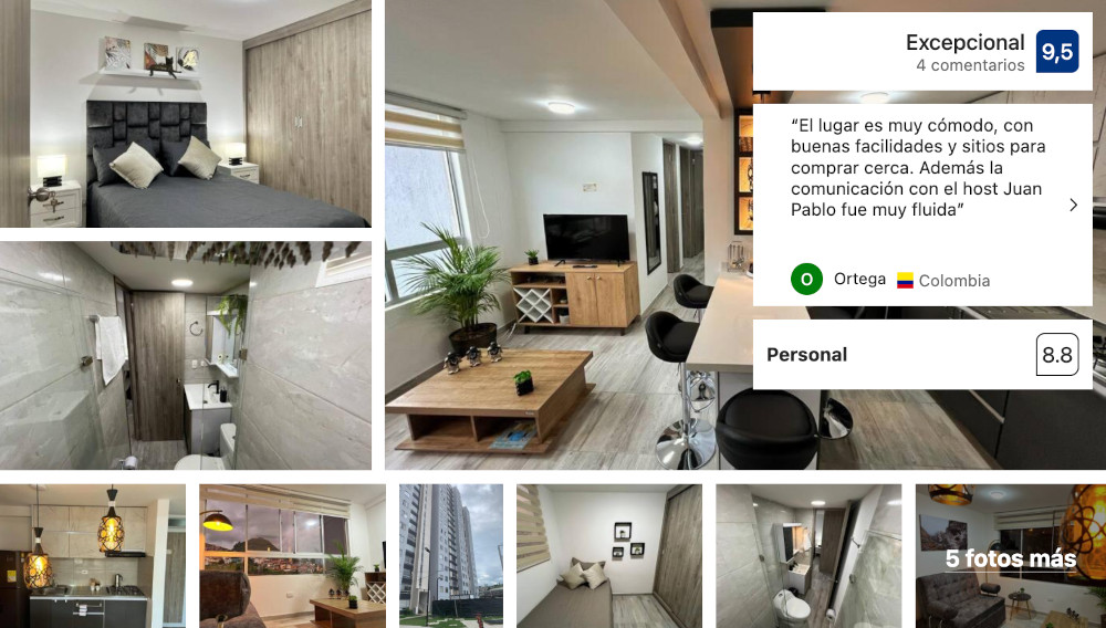 Apartamento cerca de la estación de buses de Manizales