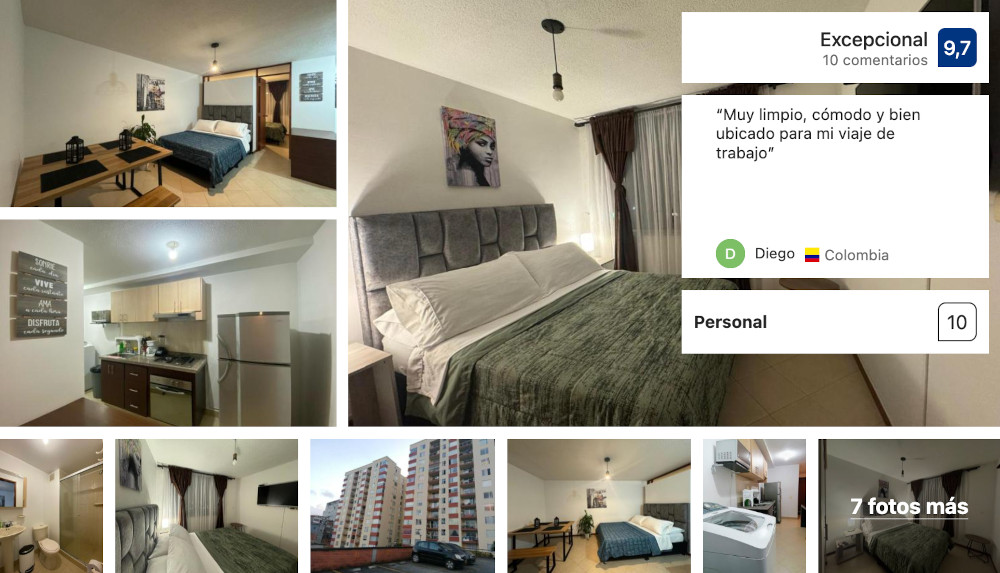 Apartamento por días en el centro de Pereira