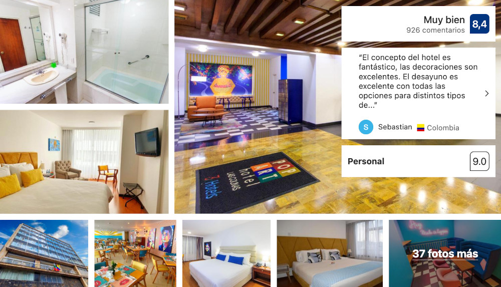 Hotel por días en el centro historico de Manizales
