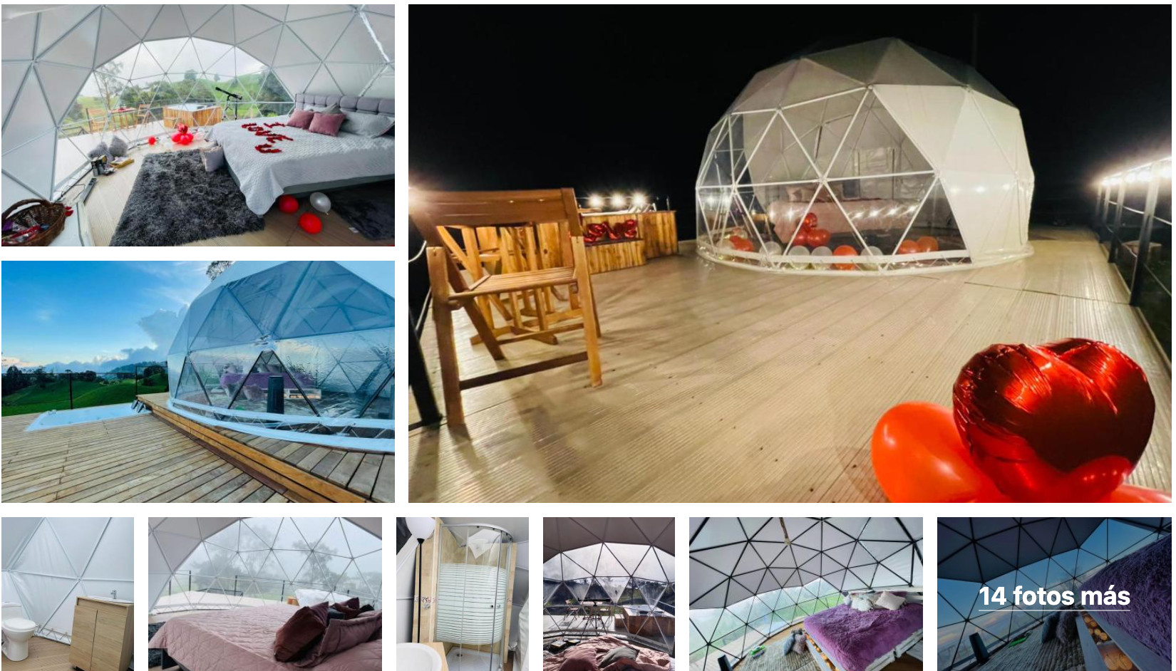 Foto: glamping en murillo Tolima