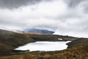 Fotografía: Panorámica de la Laguna del Otún desde el Mirador La Asomadera