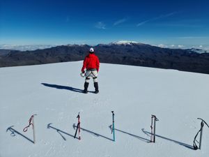Cumbre en el Volcán Nevado del Tolima (5.215 msnm)
