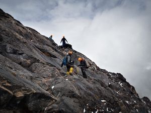 Paso técnico por el tramo de rocas