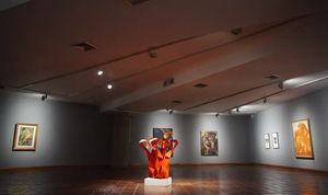 Fachada y exhibición del Museo de Arte de Pereira, Risaralda