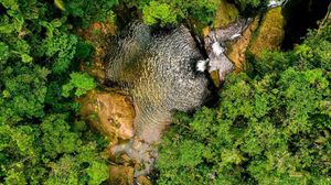 Pozo Golondrina, el área principal de baño del sendero